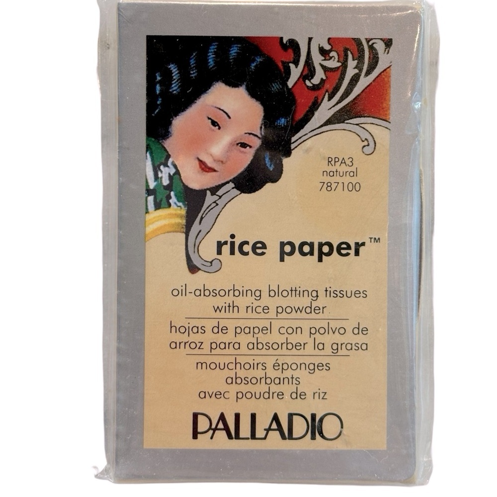 New Palladio‎ rice paper oil absorbing blotting tissues with rice powder